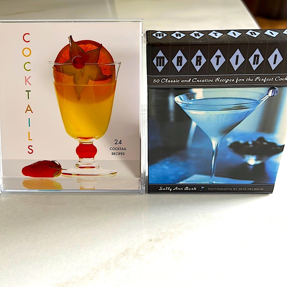 Set of 2 Cocktail Books